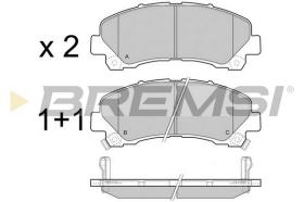 BREMSI BP3442 - B. PADS ISUZU