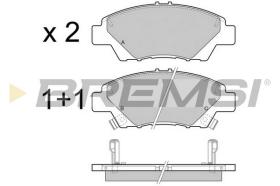 BREMSI BP3446 - B. PADS HONDA