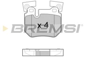 BREMSI BP3473 - B. PADS BMW