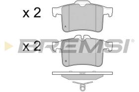 BREMSI BP3484 - B. PADS JAGUAR