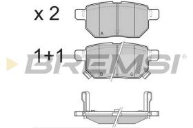 BREMSI BP3485 - B. PADS TOYOTA, LEXUS