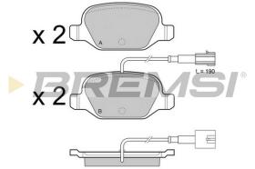 BREMSI BP3489 - B. PADS FIAT, ABARTH