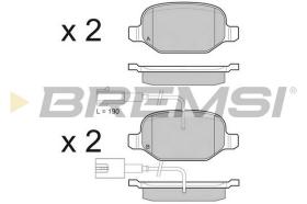 BREMSI BP3490 - B. PADS FIAT, ALFA ROMEO