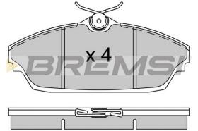 BREMSI BP3505 - B. PADS TATA