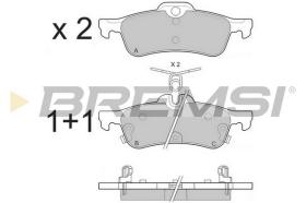 BREMSI BP3528 - B. PADS HONDA