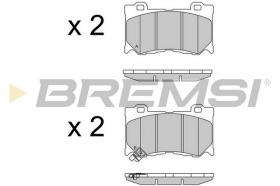 BREMSI BP3540 - B. PADS NISSAN, INFINITI