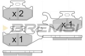 BREMSI BP3541 - B. PADS RENAULT