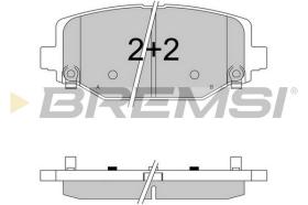 BREMSI BP3544 - B. PADS FIAT, VW, LANCIA, CHRYSLER