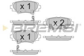 BREMSI BP3557 - B. PADS MAZDA