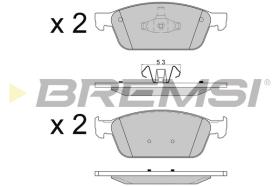 BREMSI BP3594 - & PASTILLA DE FRENO