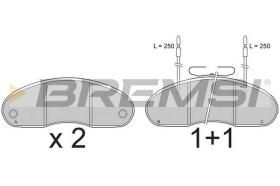 BREMSI BP7242 - 0