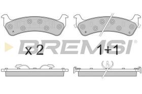 BREMSI BP2747 - B. PADS JEEP