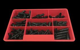 3RG Industrial 96013 - CAJA CONECTORES TUBOS LIMPIAPARABRISAS (166 PCS)