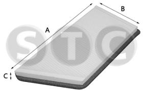STC T420030 - *** FILTRO HABIT CULO PEUGEOT 206