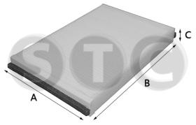 STC T420057 - *** FILTRO HABIT CULO VOLVO S80