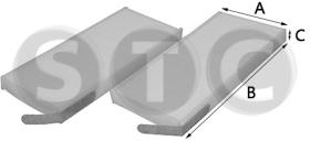 STC T420076 - *** FILTRO HABIT CULO RENAULT KANGOO, MERCEDES CITAN