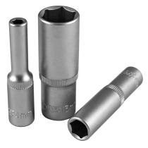 JBM 10098 - VASO HEX. 1/4' 50MM. LARGO, 13MM.