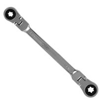 JBM 10527 - LLAVE ARTICULADA TRINQUETE TORX E6XE8