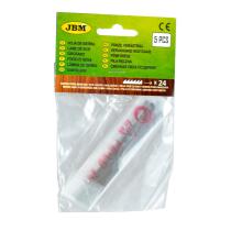 JBM 11956 - SET DE 5 HOJAS DE SIERRA CON 24 DIENTES PARA MADERA