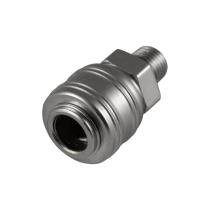 JBM 13939 - CONECTOR HEMBRA EUR-  ROSCA MACHO  1/4'