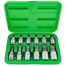 JBM 51261 - SET 12 PIEZAS 1/2" PUNTA TORX