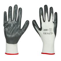 JBM 51633 - GUANTES CON PALMA REFORZADA DE NITRILO T.8