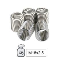 JBM 52024 - BOLSA DE 5 RECAMBIOS HELICOIL M18X2.5