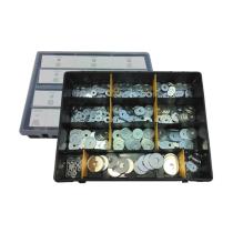 JBM 52158 - ESTUCHE DE ARANDELAS DE HIERRO GALVANIZADO 475 PCS