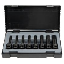 JBM 52339 - SET DE 8 PUNTAS DE IMPACTO HEXAGONAL DE 1/2'