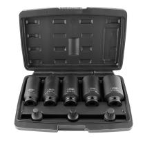 JBM 52547 - SET DE 5 VASOS Y 3 PUNTAS XZN DE IMPACTO DE 1/2'