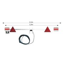 JBM 52848 - BARRA TELESCOPICA PARA REMOLQUE DE 1,4 A 2,1 M - LED