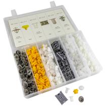JBM 52897 - ESTUCHE DE CLIPS PLÁSTICOS RENAULT 300 PCS