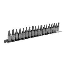 JBM 52909 - JUEGO DE PUNTAS 1/4'  18 PCS