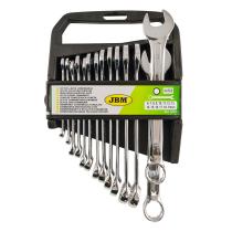 JBM 52970 - KIT DE 14 LLAVES COMBINADAS - ACABADO BRILLANTE