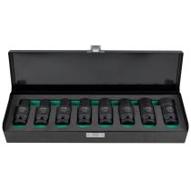 JBM 53044 - SET 8 VASOS IMPACTO HEXAGONALES CON DOBLE POSICIÓN (FIJO/ART