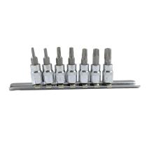JBM 53127 - JUEGO DE 7 PUNTAS TORX INVIOLABLE 1/4'