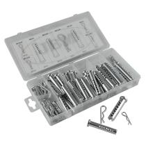 JBM 53363 - ESTUCHE DE PASADORES CLEVIS Y CLIPS EN R 71 PCS