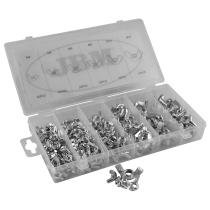 JBM 53365 - ESTUCHE DE TUERCAS MARIPOSA 150 PCS