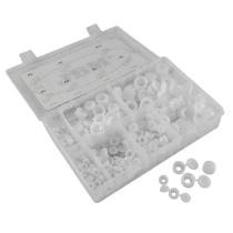 JBM 53370 - ESTUCHE DE PASACABLES DE GOMA 180 PCS