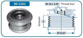 Ijs Group 301161 - (*) POLEA ALTERNADOR FORD