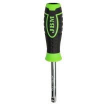 JBM 13336 - MANGO DESTORNILLADOR CROMADO 1/4'