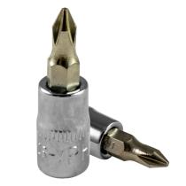 JBM 13368 - VASO DESTORNILLADOR ESTRELLA(PH)#0 1/4' CROMADO