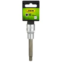 JBM 13552 - PUNTA DE 1/2 HEX H8 100MM