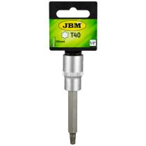 JBM 13568 - PUNTA DE 1/2' TORX T40 100MM
