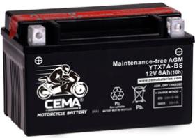 CEMA YTX7ABS - BATERIA MOTO CEMA YTX7A-BS