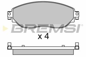 BREMSI BP3653 - 0