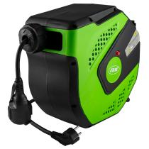 JBM 53586 - CARRETE DE CABLE ELÉCTRICO 21M - VERDE