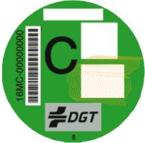 Mrs Automoción 3390904610 - DISTIN. AMBIENTAL IMPRESO  DGT COCHES TIPO C