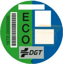 Mrs Automoción 3390904310 - DISTIN. AMBIENTAL IMPRESO  DGT COCHES TIPO ECO
