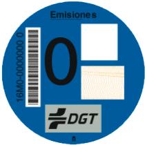 Mrs Automoción 3390903110 - DISTIN. AMBIENTAL IMPRESO  DGT COCHES TIPO O EMISIONES